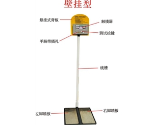 JH-001壁掛型數(shù)顯式人體靜電測試儀