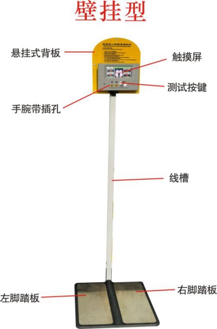JH-001壁掛型數(shù)顯式人體靜電測(cè)試儀